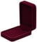 POKOFO Classic Velvet Necklace Pendant Box Jewelry Gift Boxes (Red)