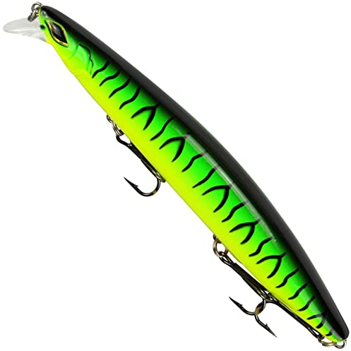 Seika Pro Unisex – Erwachsene 10C8900200C10 Seika Pr-Wobbler Nightveit 27g, Farbe:Fire Tiger, Bunt, Normal