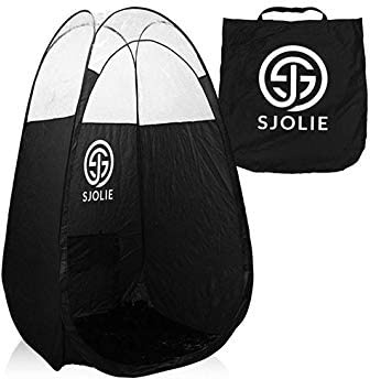 SPRAY TAN TENT - BLACK, WINDOWS, EXTRA LARGE SIZE