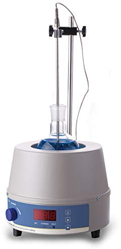 JOANLAB Electric Laboratory Heating Mantle with Magnetic Stirrer, Digital Temperature Control (1000ml /350W)