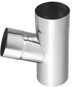 Fallrohrabzweig Y-Stück Titanzink Zambelli (100 mm auf 100mm)