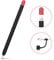AHASTYLE Apple Pencil 1st Generation Case Duotone Cover Sleeve Silicone Protective Cover Skin [Added Cable Adapter Tether] Compatible with Apple Pencil 1st Generation (Duotone, Black+ Red)