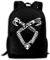 GDESFR Schulrucksack, Sch uuml; ler Tasche, Rucksack Damen Herren Shadowhunters Logo Unisex Rucksack Umhängetasche Schulrucksack Reisetaschen Laptop Rucksack