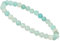ELEDORO Stretch Armband aus echten Edelstein-Perlen (6mm) – Perlenarmband für stilvolle Eleganz (Amazonit)