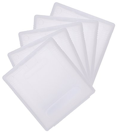 KERDEJAR Estuche de Cartucho de Juego, 5X Estuche de Cartucho de Juego de plástico Transparente Cubierta Antipolvo para Nintendo Game Boy Color GBC GBC.