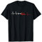 Herzschlag Mit Weinglas Rotwein Wein T-Shirt