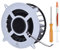 AMAICXX Internal CPU Cooling Fan Replacement for Sony PlayStation 5 PS5 23 Blades Fan 12047GA-12M-WB-01 12V 2.4A General 17 Blades Fan G12L12MS1AH-56J14 (with Heatsink Paste&Screwdriver T8)