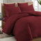 Pizuna 600 Fadenzahl aus Baumwolle Bettwäsche Rio Rood, 100% Langstaple Baumwolle Bettbezug und Kissenbezug, 100% Baumwolle Mako Satin 2-Teilig Bettwäscheset 140x200 + 70x90 Rio Rood