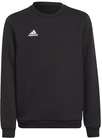 adidas Unisex Kids Entrada 22 Sweat Top, Black, 15-16 Years