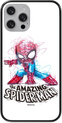 ERT GROUP mobile phone case for Apple Iphone 6 PLUS original and officially Licensed Marvel pattern Spider Man 021 made of hardened glass, protective cover