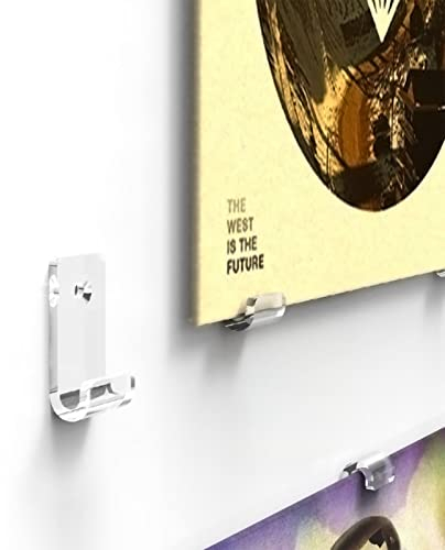 WANLIAN Schallplatte Aufbewahrung Wandhalterung Vinyl-Album Wand für anzeigen LP(Mini,Transparent 30er Pack)