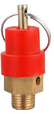 Ottone 1/4 1/8 valvola di sicurezza di pressione del compressore d'aria di per BSP 8kg 120PSI