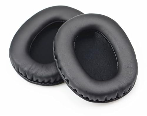VKMKV 1 Paar Ersatz-Ohrpolster Kissen Ohrpolster Kissen for Edifier W800BT W808BT K800 K830 K815P G1 Kopfhörer Headset (Color : Black)