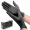 IEA Medical Nitrilhandschuhe L Schwarz 100 Stück, Einweghandschuhe, Reißfest, Untersuchungshandschuhe, Latexfreie Handschuhe, Einmalhandschuhe