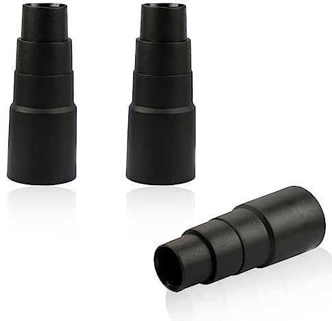 3 Pcs Universal Vacuum Adapter for Vacuum & Dust Collector Hoses