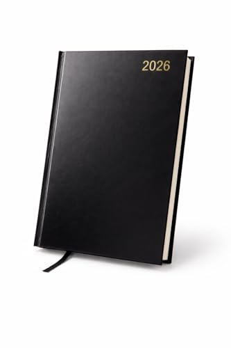 Top Sale Jahresplaner 2024, Tag pro Seite/Wochenansicht, A4/A5, mit festem Einband (A4, ein Tag pro Seite, Grau)