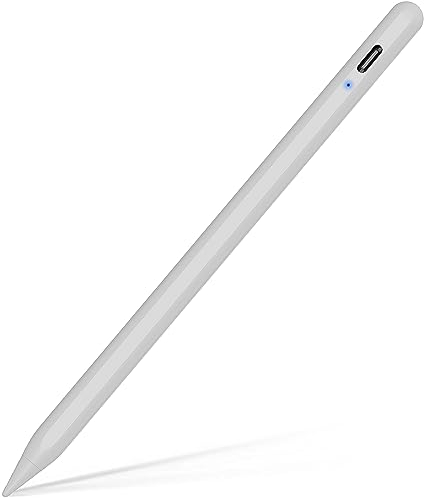 Pencil 2. Generation für iPad, Pencil für iPad mit Magnetischem Kabellosem/USB C Ladegerät, Stift für iPad Hohe Präzision & Palm Rejection & Neigung, Stylus Pen für iPad 6-10 Gen, Air, Mini, Pro