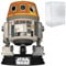 POP Star Wars: Ahsoka - C1-10P Chopper Funko Vinyl Figure (Bundled with Compatible Box Protector Case), Multicolor, 3.75 inches