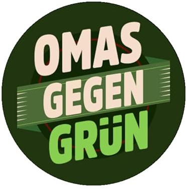Sammys Shirt Store Omas gegen Grün Diktatur Protest Aufkleber 4,5 cm