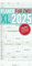 Planer für zwei XL türkis - Kalender 2025 - Alpha-Edition-Verlag - bunter Paarplander mit 3 Spalten zum Eintragen - 22 cm x 45 cm