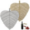 CAKEEYUM Wine Glass Covers 2Pcs Stainless Steel Glass Covers for Drinks, Leaf Shaped Mesh Wine To Keep Bugs Out, Drink Cover for Coffee Mugs Tea Cups Coffee Cup Cover To Keep