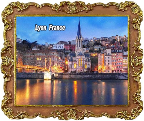 Lyon France Reise-Souvenir-Kühlschrankmagnet, Kühlschrankmagnet, dekorativer Magnet