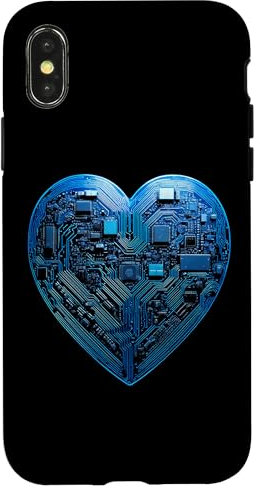 iPhone X/XS Valentine Motherboard Microchip Circuit IT Computer Graphic Case