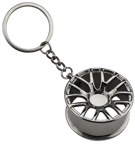 Schlüsselanhänger Felge Autofelge Car Rim – Lustiges Accessoire für Auto-Fans, Motorsport-Enthusiasten und als Geschenk