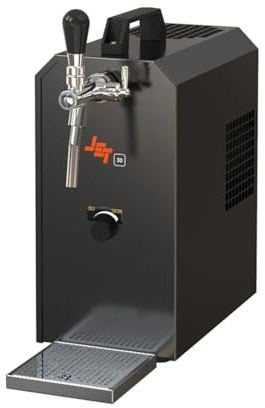 Set complet de comptoirs sous comptoirs – Distributeur de bière, tireuse à bière Jet 30K, mallette à bière avec pompe à air, refroidisseur à débit continu à 1 conduit, jusqu'à 35 l/h, lot de 4 têtes