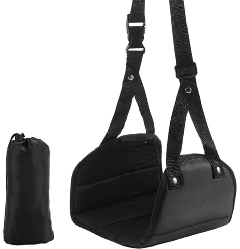 Jasjfasd Repose Pied Avion, Repose-Pied de Voyage Portable Réglable, Hamac pour Pieds Sans Heurts et Repose, Jambes d'Avion Portable, Offre Détente Confort pour Longs Vols, Accessoire Voyage Avion