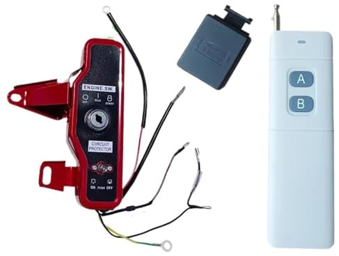 Scatola di comando Telecomando Avviamento Serratura elettrica adatta Compatibile con GX160 168f 170f Motore Insetticida Pompa acqua(Control switch box)
