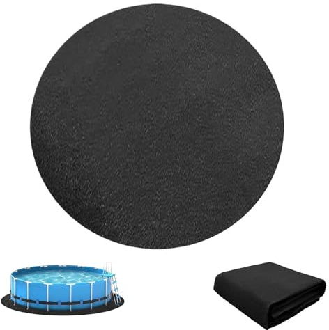 Base Redonda para Piscina, Lona de Suelo Redonda para Piscina, Base de Piscina Redonda, Protector Suelo Piscina Redonda para Exteriores, Multifuncional para Piscinas al Aire Libre（300cm）