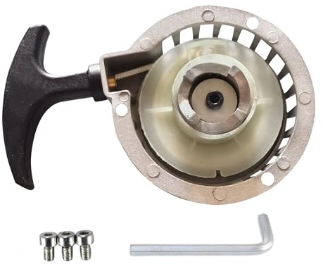 WOOSTAR Avviamento a Strappo con 3 Bulloni Sostituzione per 2 Tempi 47cc 49cc Pocket Bike Mini Moto ATV 4 Ruote Quad