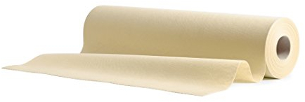 AROBA 1x Airlaid Tischläufer (Beige, 40 cm x 24 m) - Stoffähnliche Tischläufer - Tischband Tischtuchrolle Tischdeko für Hotel Catering Geburtstag Restaurants Kommunion Taufe