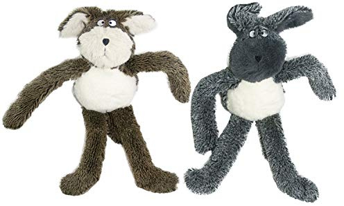 *NEW* 40 CM SUPER CUTE & SOFT PLUSH CUDDLE PLUSH BUNNY SQUEAKY DOG TOY