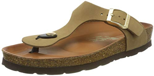 Rohde ALBA Damen, Frauen, Pantoletten, Slipper,Slides,Sandalen,Sommerschuhe,Freizeitschuhe,Mules,Gartenschuhe,Sommerschuhe,Natur,42 EU