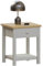 Vida Designs Arlington 1 Drawer Side Table Living Room End Sofa Coffee Laptop Tea Table (Grey)