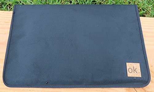 EMF-blockierende Laptop-Hülle [ok.] Portfolio zum Blockieren von Strahlung von Laptop, Handy 5G Handys, Faraday-Tasche okbeanie