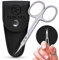 Fabcare Professional Nail Scissors Including Case & Ebook, Innovative Micro-Teeth, Extra Sharp Nail Scissors with Curved Edge, For Finger and Toe Nails, Suitable for Left-Handed Users