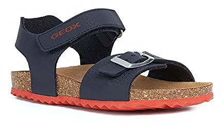Geox Ghita Boy Sandalen/Sandaletten Jungen Blau/Gelb Sandalen/Sandaletten Shoes