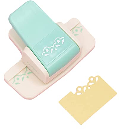 Craftelier - RandLocher Dekorative Spitze mit Kleinen Blumen Rändern auf Papier und Kartonbögen speziell für Scrapbooking | Größe ca. 4,5 x 2,95 x 4,8 cm