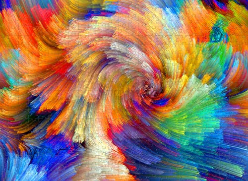 Puzzle für Erwachsene, 3000 Teile, Farbstrudel, für die geistige Entwicklung von Kindern