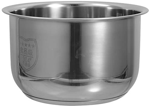UPKOCH Marmite IntéRieure En Acier Inoxydable Pour Cuiseur À Riz 3L – Pot De Remplacement AntiadhéSif Pour Cuisine Compatible Avec Cuiseurs À Riz Traditionnels Et ÉLectriques IdéAl Pour Maison Et HôTe