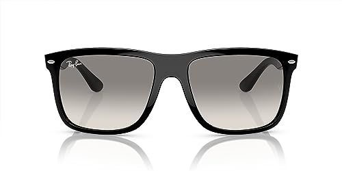 Ray-Ban 0RB4547 Boyfriend Two, Brille Unisex für Erwachsene, Clear Gradient Grey, 57, Clear Gradient Grey, 57