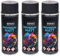 VE-INDUSTRIES Lackspray nach RAL 3er Sparpack Spraydose 400ml Buntlack für Holz, Metall (7016 Anthrazit Matt)