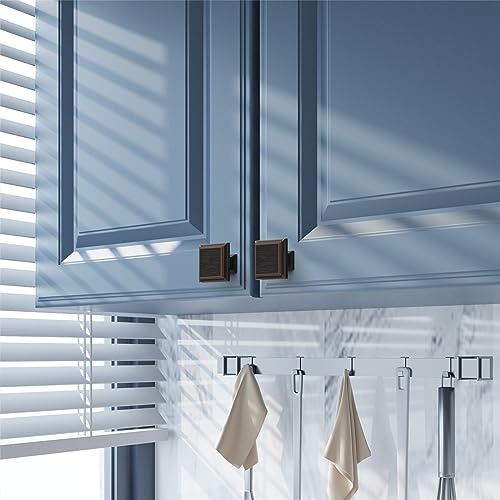 9BUILD 10 Stück Möbelknöpfe Ölgeriebener Bronze Schrankknöpfe Türknauf Schubladenknöpfe Knauf Für Schrank Kommodenknöpfe Zinklegierung EU0037