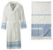 Egeria Setpreis Lynn Hamam Kapuzenmantel blau Gr. L + Pestemal Hamamtuch 341