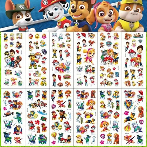 3D Aufkleber für Kinder & Kleinkinder,Anime Sticker Jungen Mädchen Wasserfeste Vinyl Aufkleber Kinder für Skateboard Laptop Koffer Helm Motorrad Auto Fahrrad Handy,Kindergeburtstag Party-12 Stück
