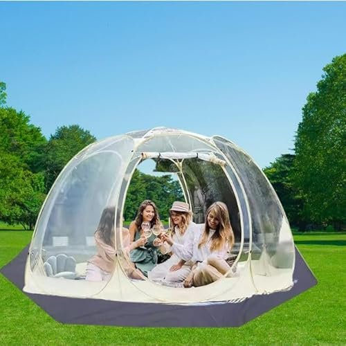 LuxBux Tent Ground Sheet, Tarp Tarpaulin Ground Weather-Resistant Waterproof Cover, Outdoor Camping Lightweight Durable Mat Floor Cover, Hexagon Ground Covering Mat Tent