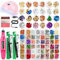 Nail Art Kit Electric Nail Drill Set Nail Lamp Manicure Nails Rhinestones 3D Nail Art Stud Decoration with Gems for Nails Art